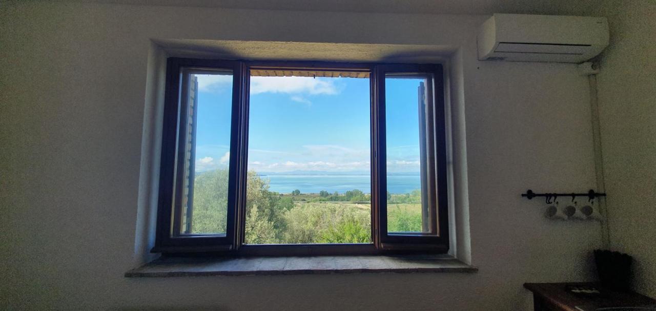 Poloturisticoumbria Rustico Con Piscina Vista Lago Пассіньяно-суль-Тразімено Екстер'єр фото