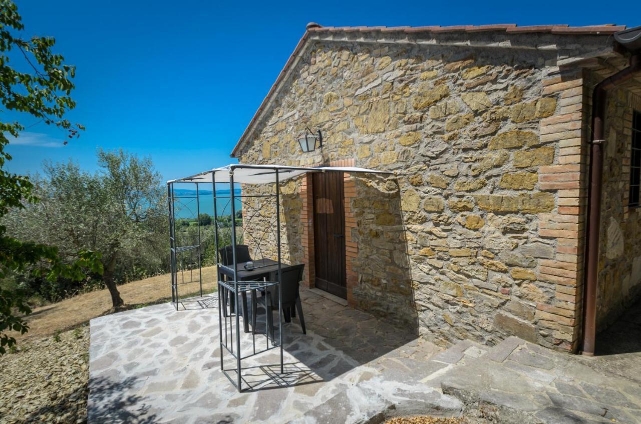 Poloturisticoumbria Rustico Con Piscina Vista Lago Пассіньяно-суль-Тразімено Екстер'єр фото